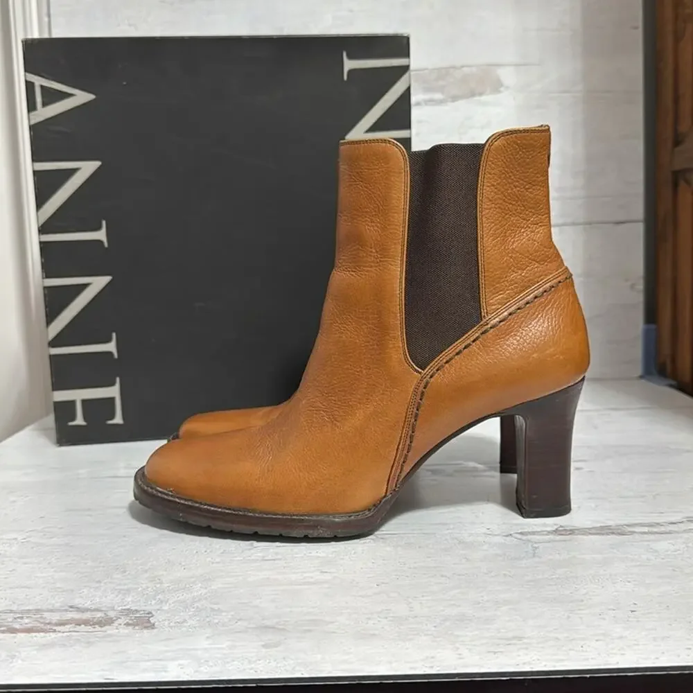 Gently used Cole Haan tan booties. Size 8.5. - Picture 3 of 8